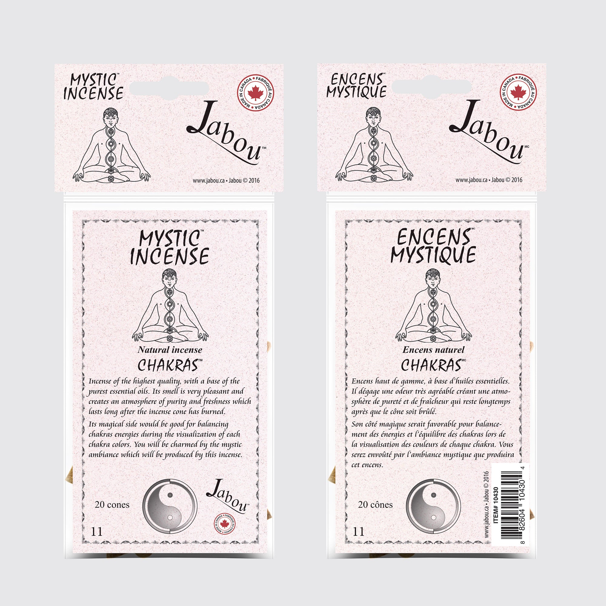 Mystic #11 Chakras Incense Cones