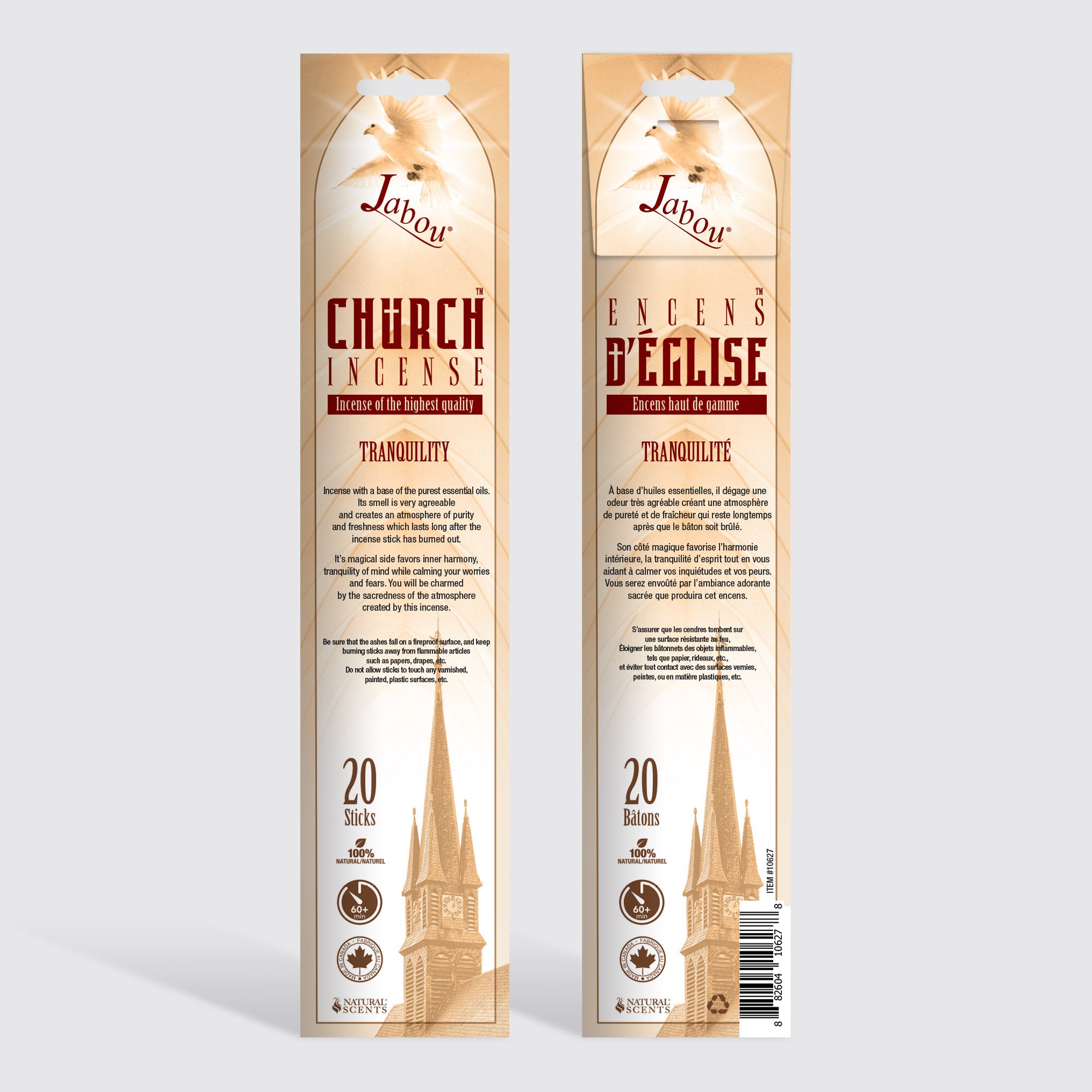Church #07 Tranquility Incense Sticks