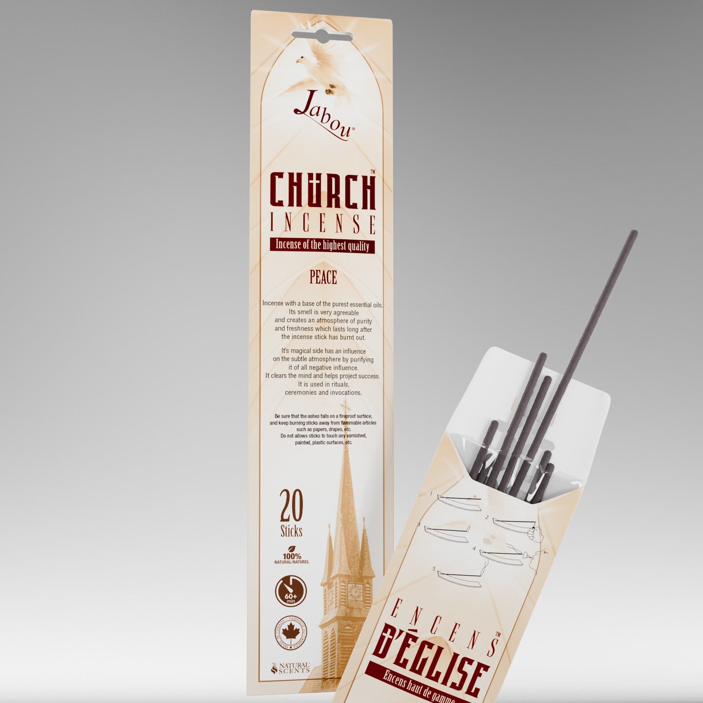 Church #11 Peace Incense Sticks