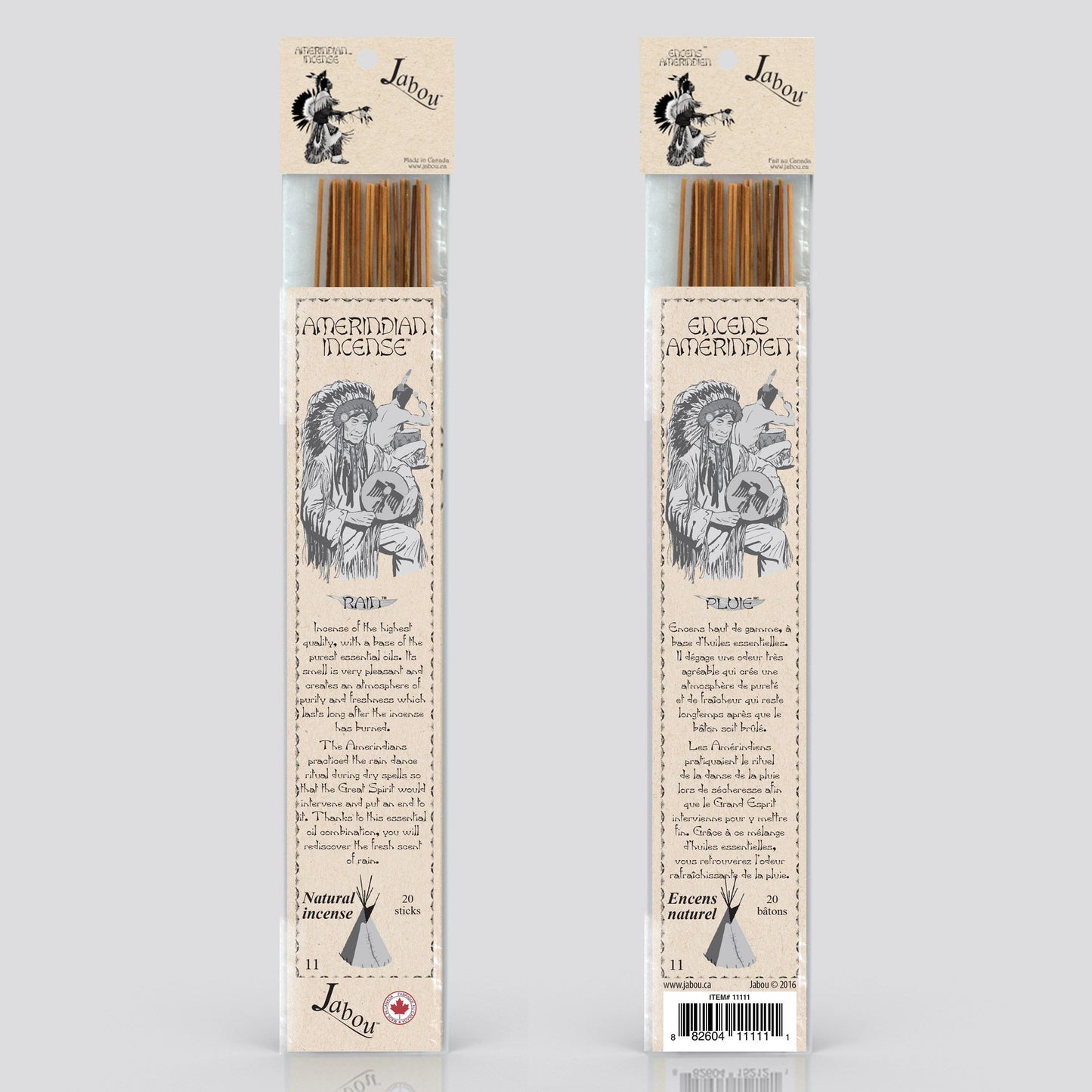 Bâtons d'encens Amérindien #11 Pluie