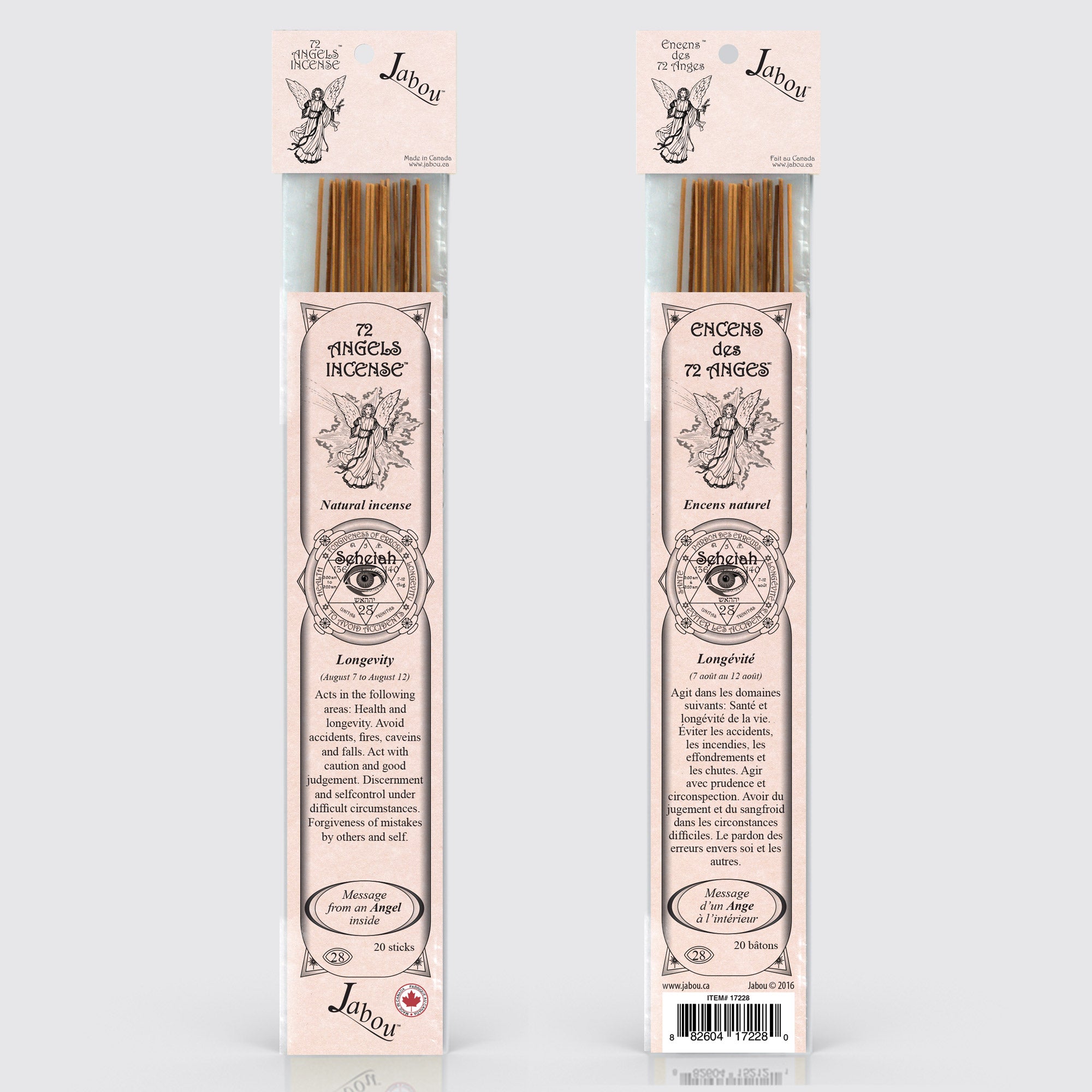 72 Angels #28 Longevity Incense Sticks