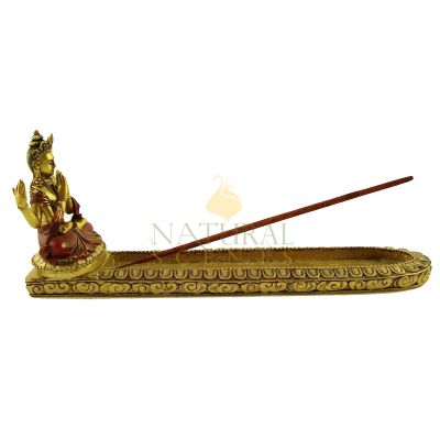 Meditating Lakshmi Incense Holder
