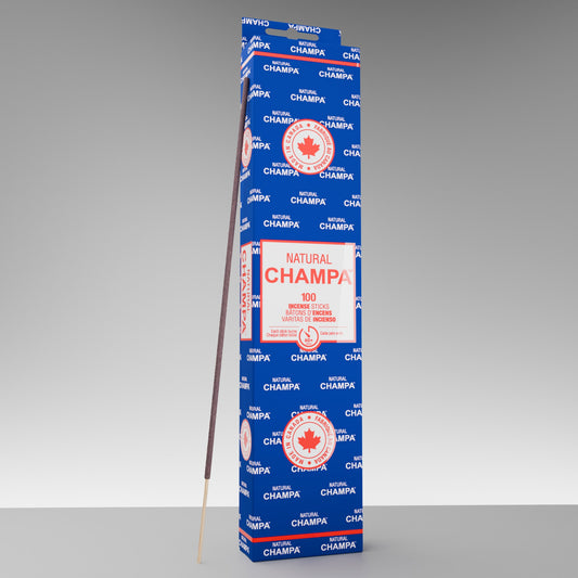 Bâtons d'encens Bleu Naturel Champa (Paquet de 100)