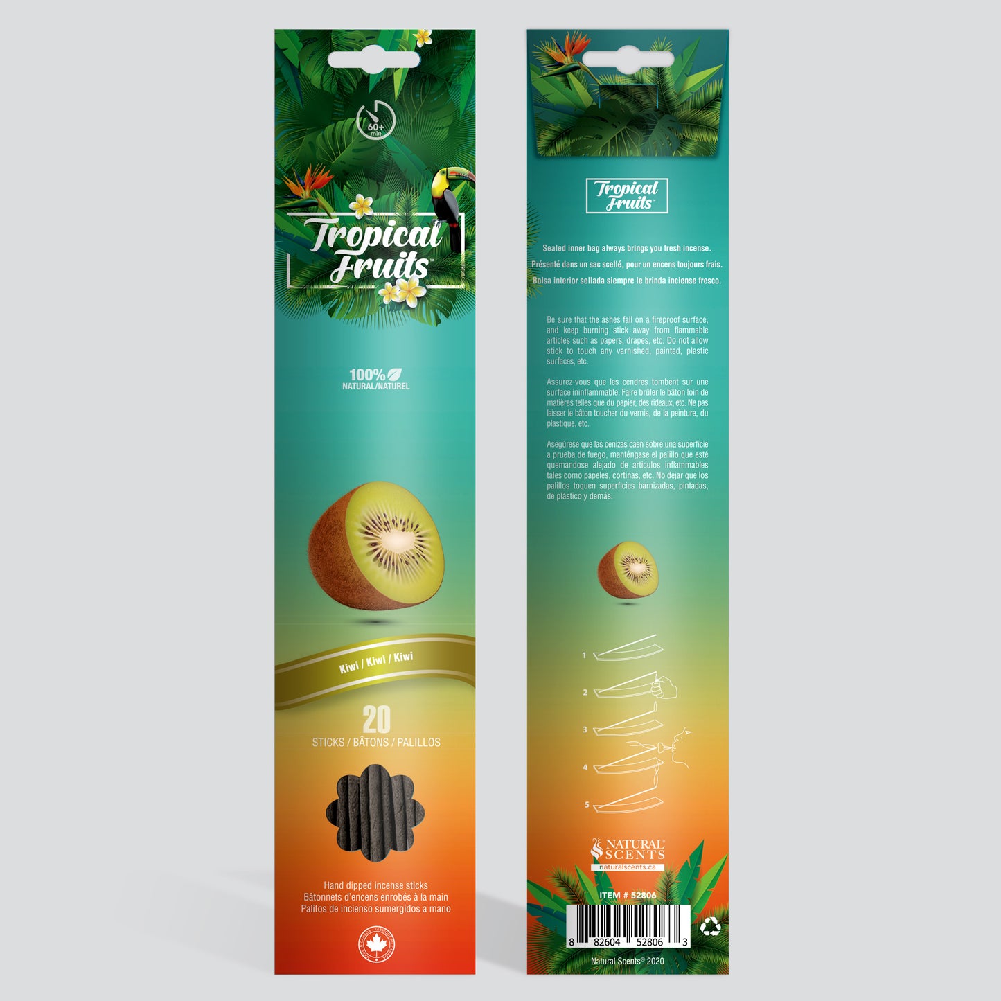 Tropical Fruits #04 Kiwi Incense Sticks
