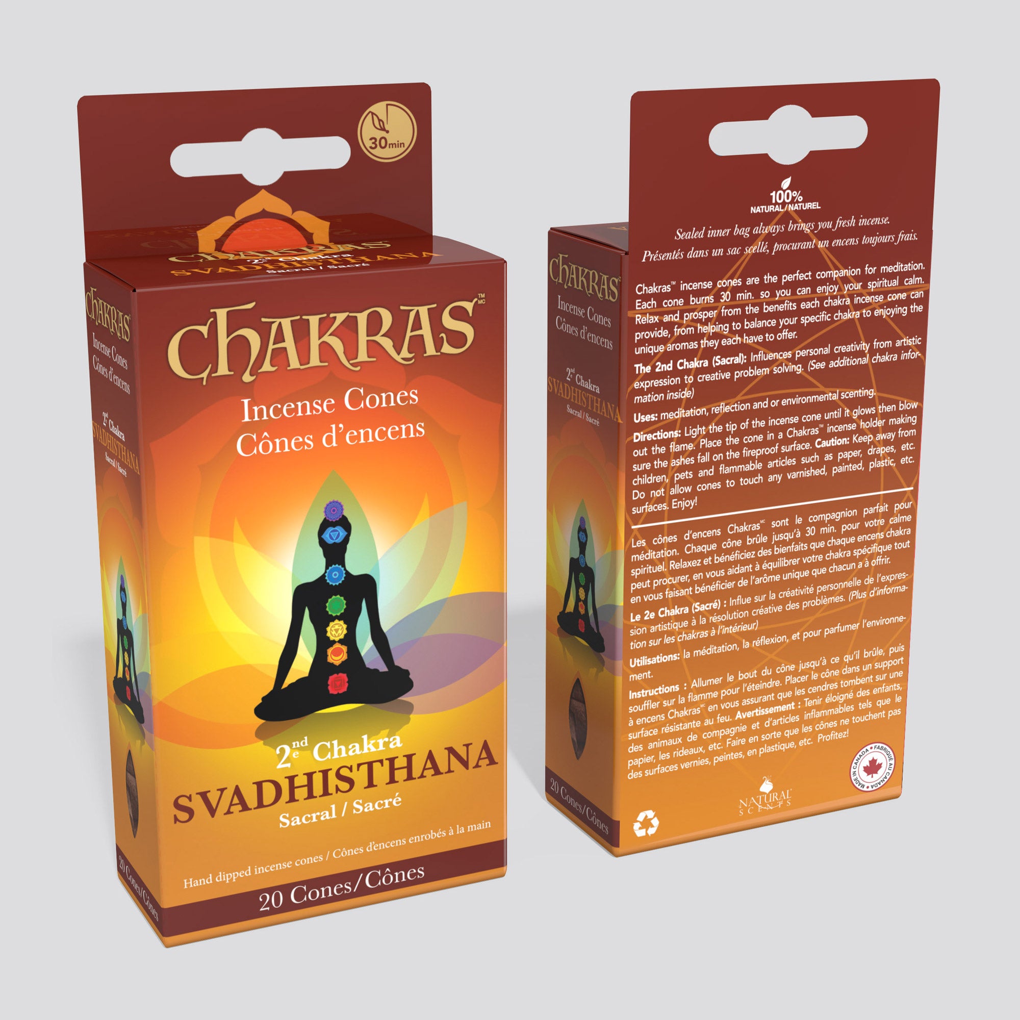 Chakras #02 Svadhisthana Incense Cones