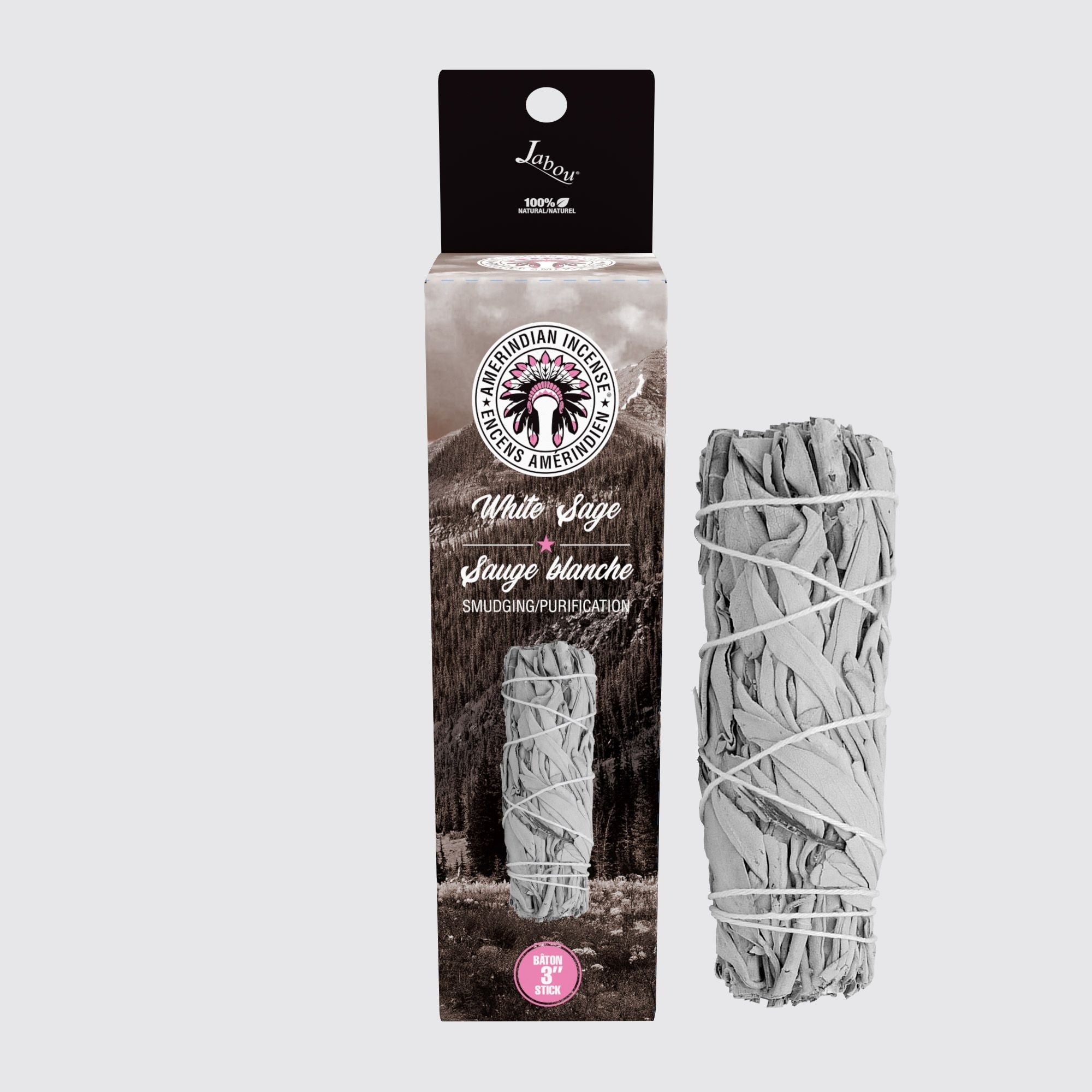 White Sage Smudge Stick 3"