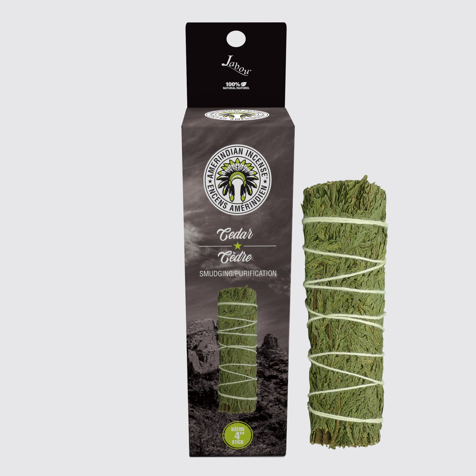 Cedar Smudge Stick 4"