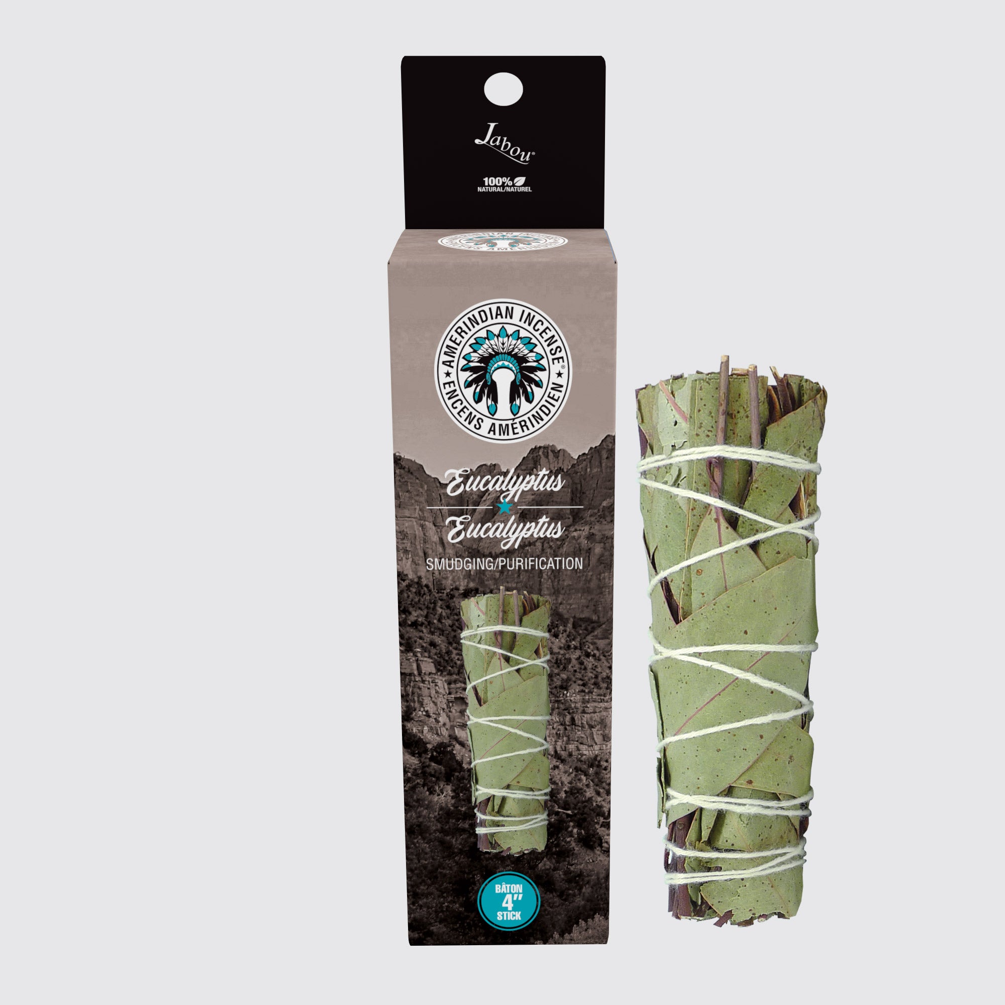 Eucalyptus Smudge Stick 4"