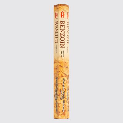 HEM Hexa Benzoin Incense Sticks – Sweet Resinous Aroma | 20 Sticks