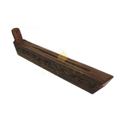 Brown Leaf Box Incense Holder