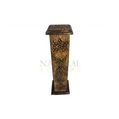 Engraved Patterns Incense Holder Box