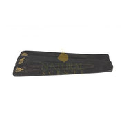 Black Incense Holders with Assorted Inlays